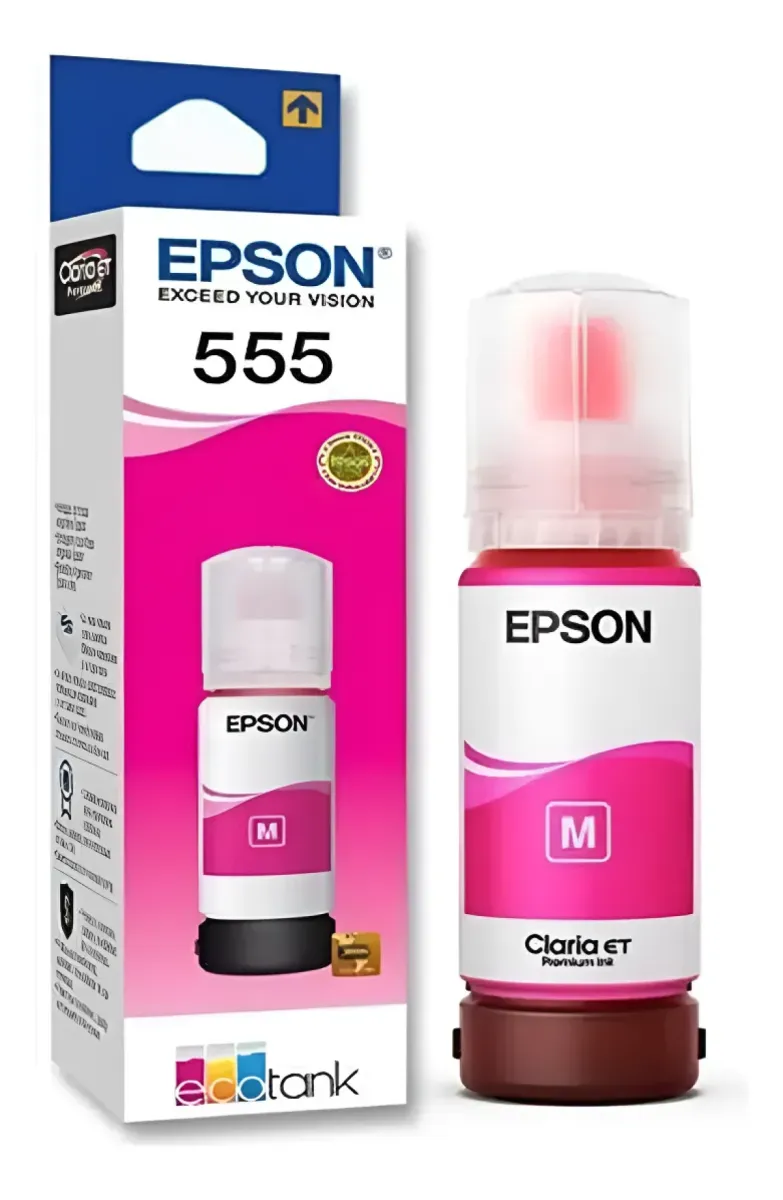 Tinta Para Epson 555 T 555120 Magenta