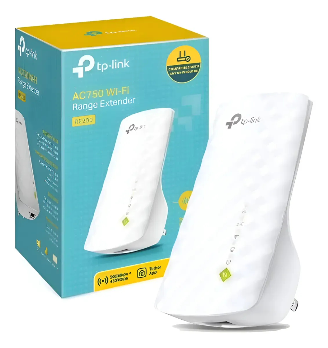 Extensor De Rango Wifi Tp-link Re200 Ac750 Dual Band Access