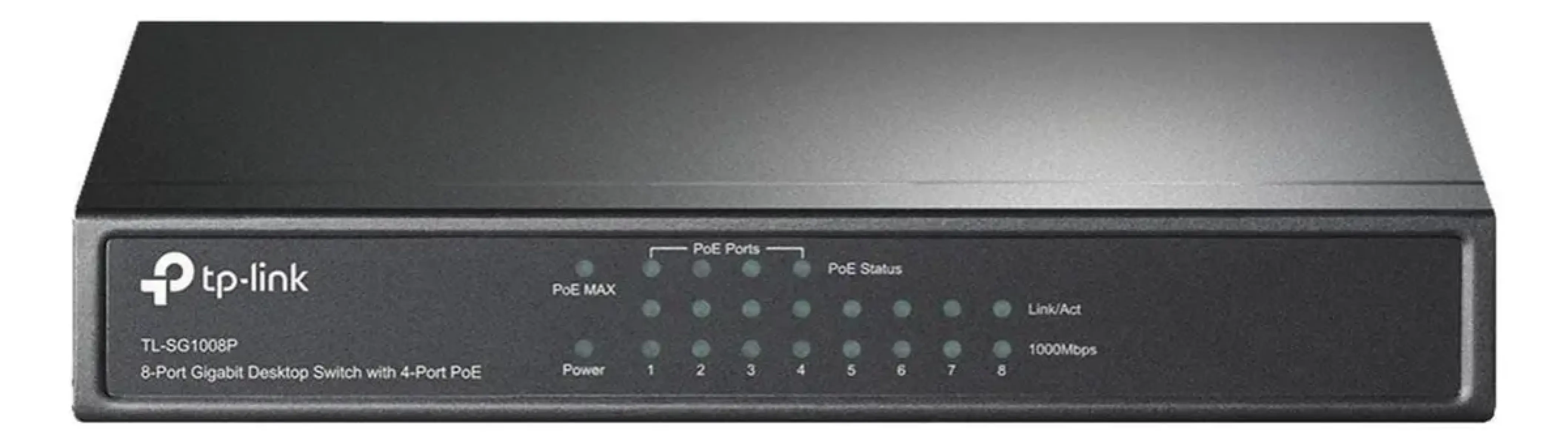 Switch De Escritorio 8 Puertos Gigabit 4p Poe Tl Sg1008p — imagen 1