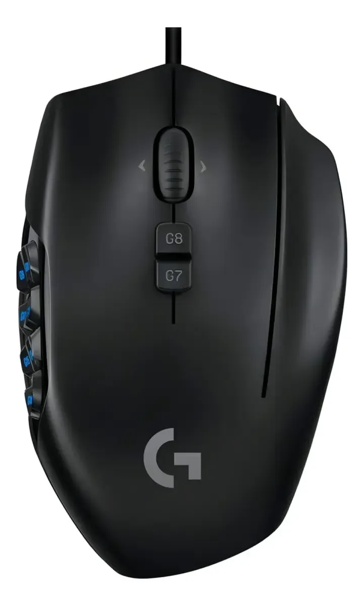 Mouse gamer Logitech G Series G600 negro MMO
