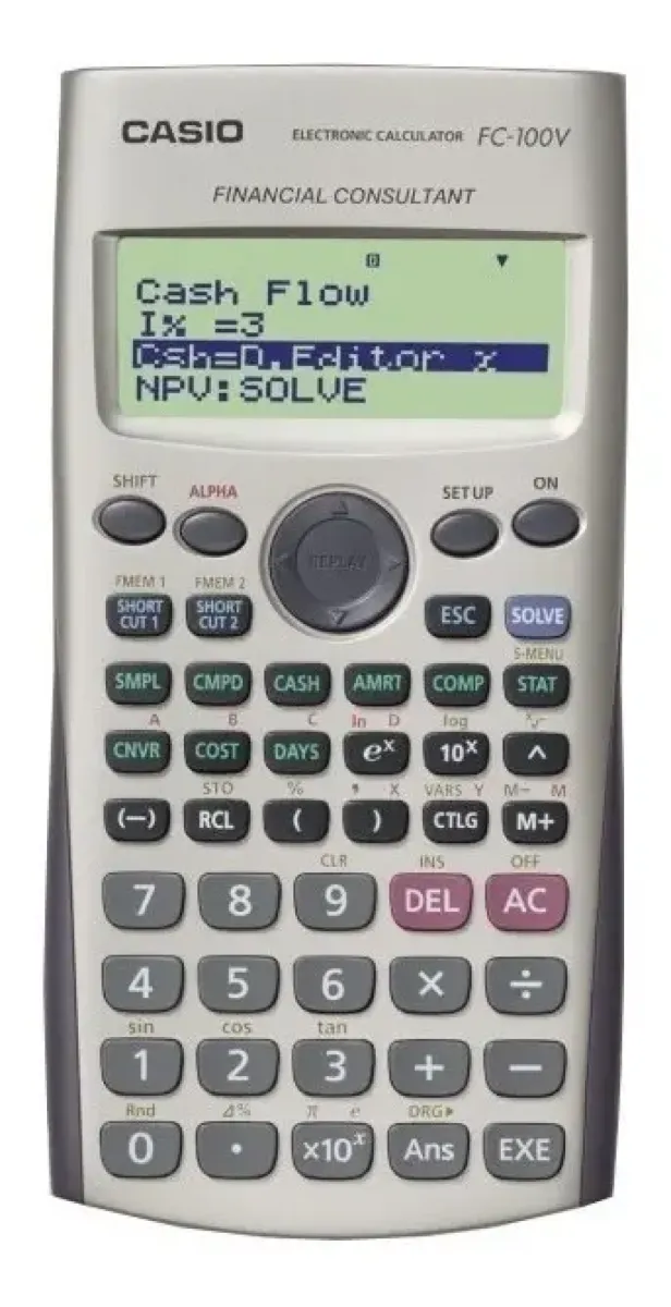 Calculadora Financiera Casio Fc-100v