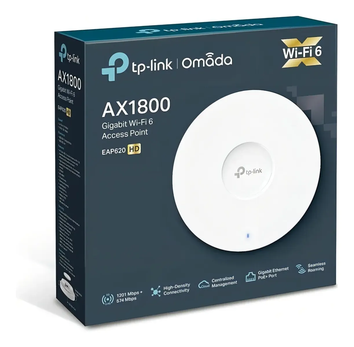 Punto De Acceso TP-Link Eap620 Wi-Fi 6 de montaje en techo AX1800