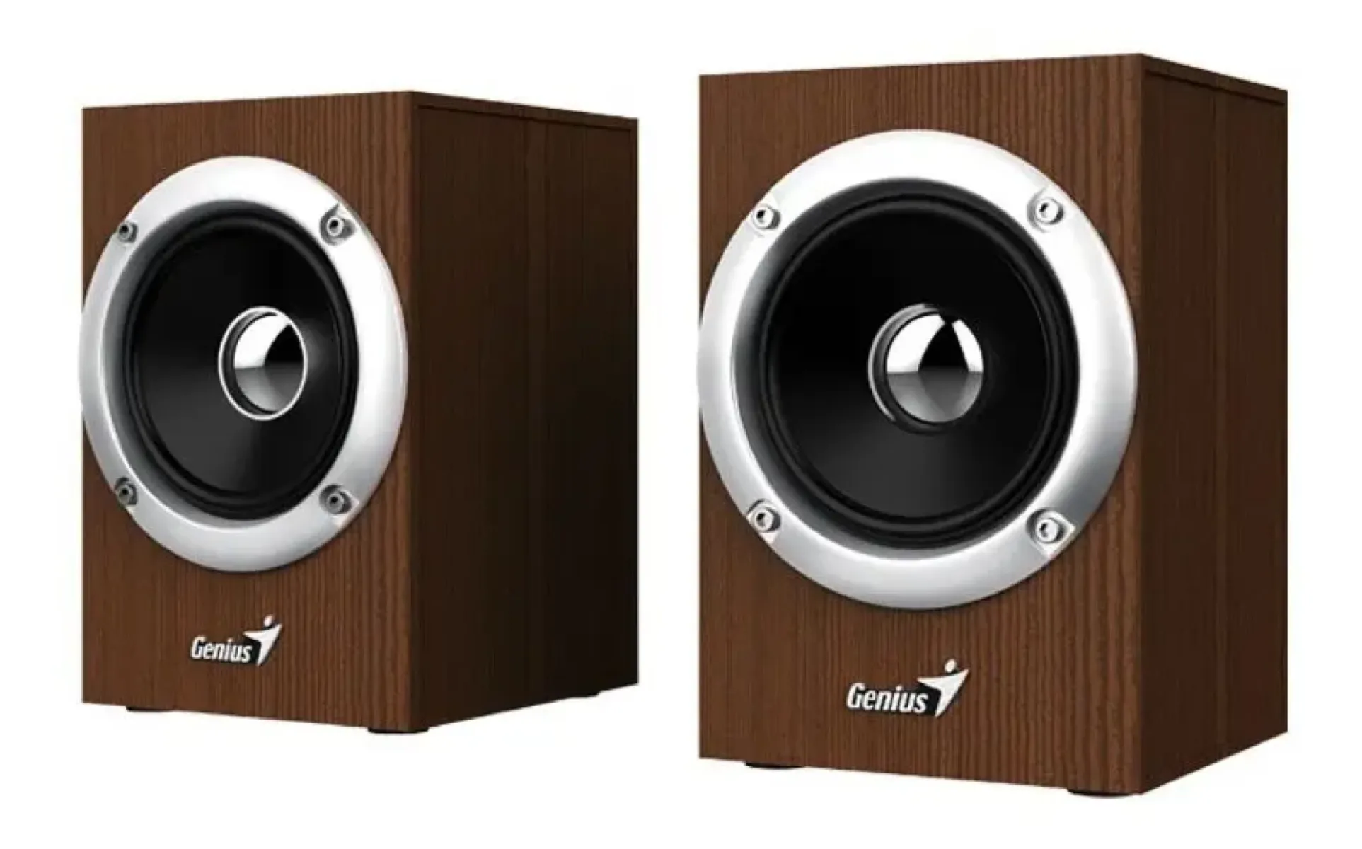Parlante Genius Sp Hf280 Usb 6w Wooden Marron