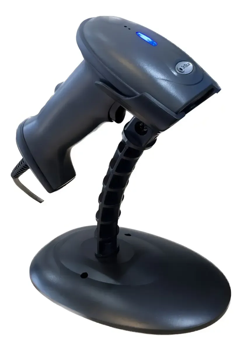 Lector de código de barras con soporte 3nStar SC402 USB/RS-232 2D negro
