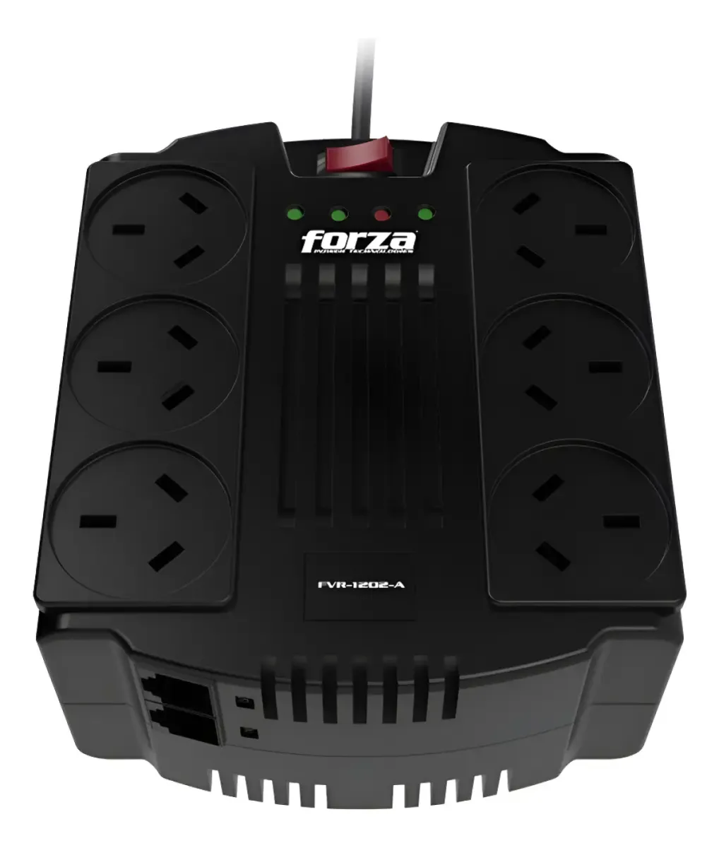 Estabilizador De Tensión Forza Fvr-1202a 600w