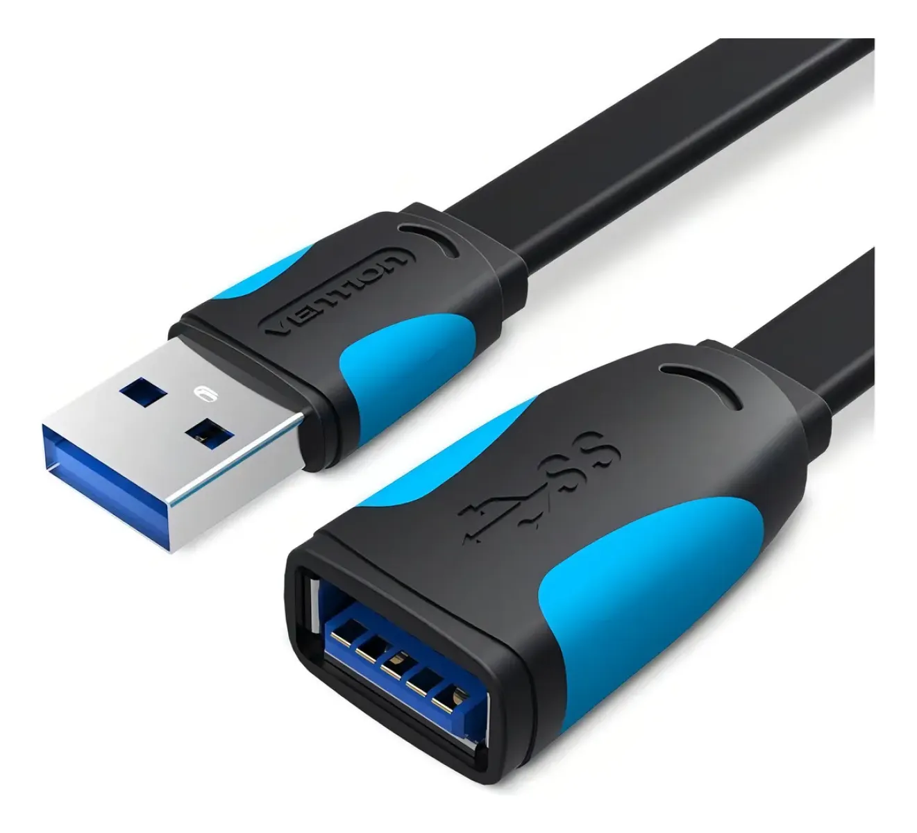 Alargue Usb 3.0 Cable 2 M Extensor Alta Velocidad Vention Negro
