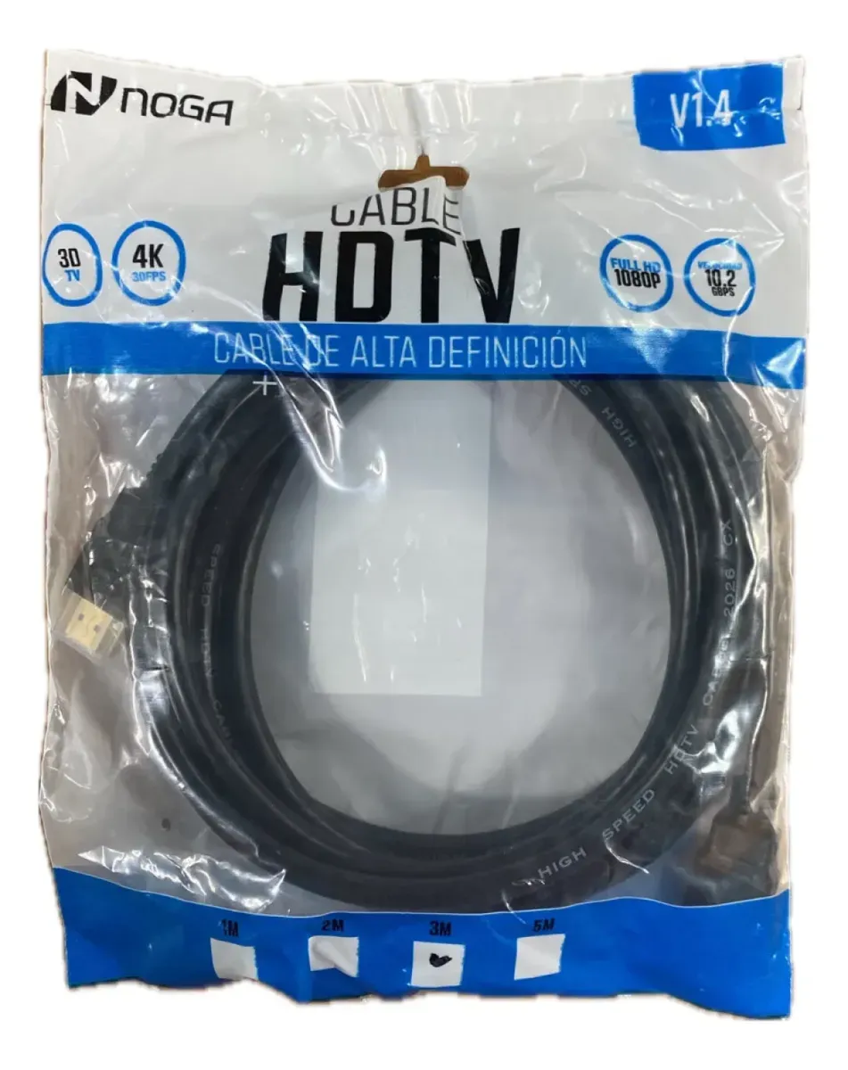 Cables Hdmi 3 Metros Noga