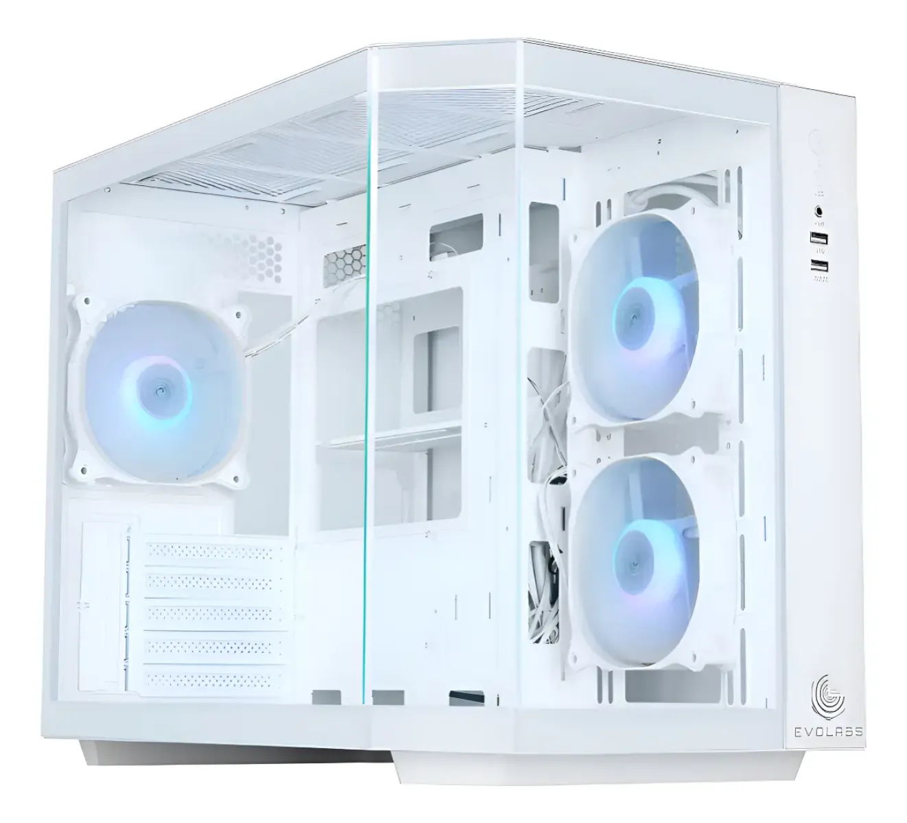 Gabinete Gamer Evolabs Primacy Evo-300mw M-atx 3 Fan Argb