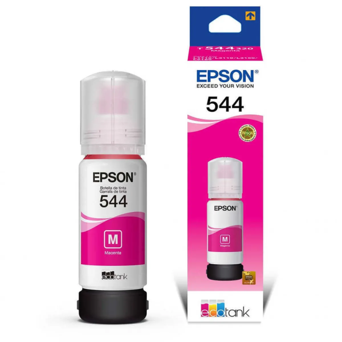 Tinta Epson 544 Magenta L3110 L3150 L5190 T544