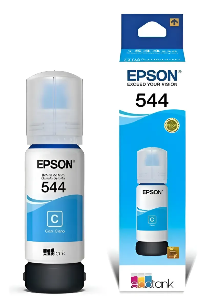 Tinta Epson 544 Cyan L3110 L3150 L5190 Tinta Cian