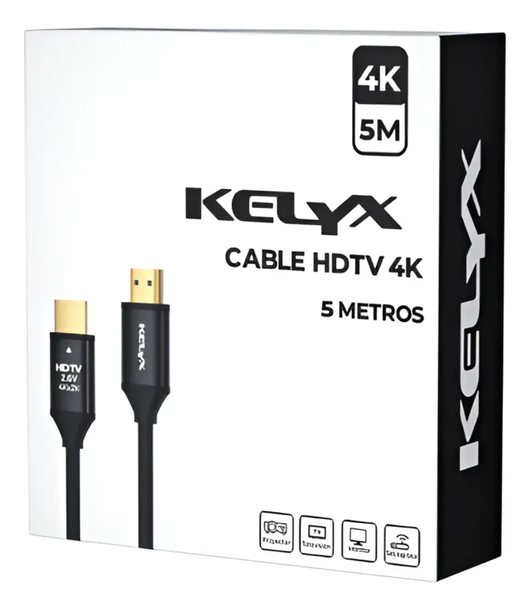 Cable Hdtv 2.0 Kelyx De 5 Metros Para Resolución 4k
