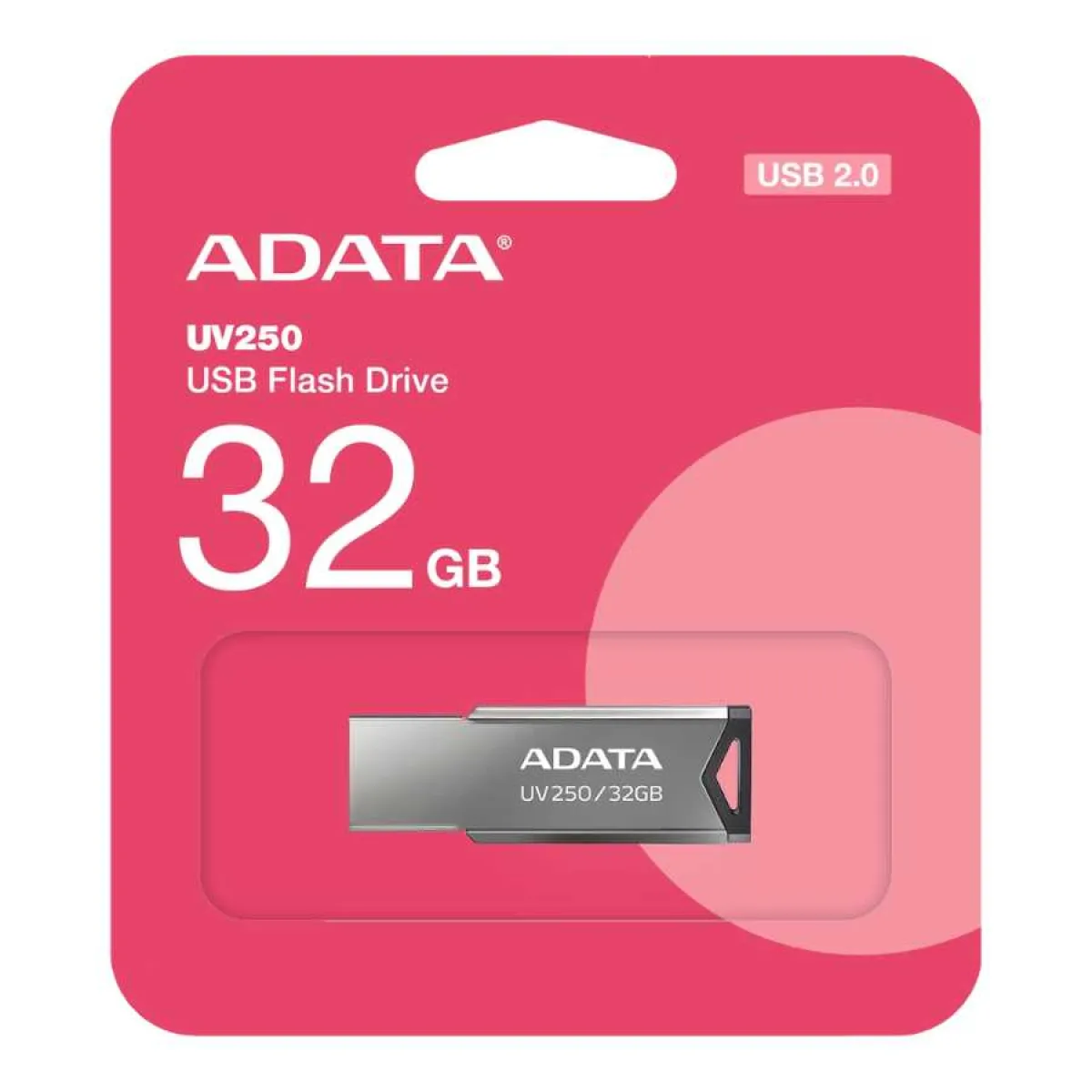 Pendrive Adata UV250 AUV250-32G-RBK 32GB 2.0 plateado