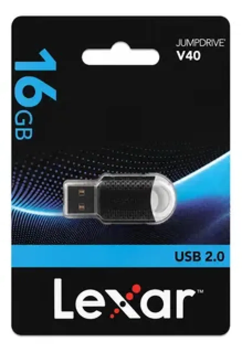 Memoria Usb Lexar Jumpdrive V40 16 Gb Usb 2.0 Negro